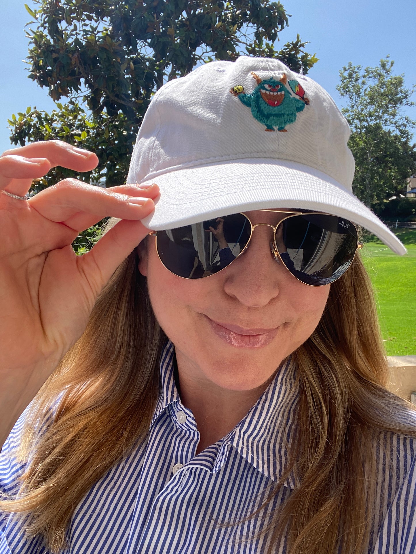 Pickleball Embroidered Dad Monster Hat