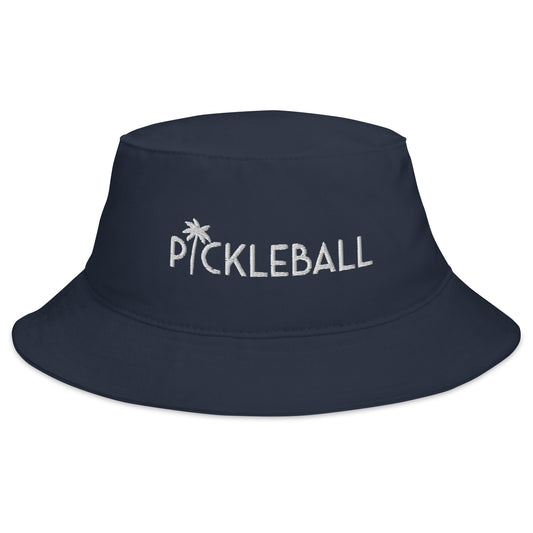 Pickleball Palm Tree Bucket Hat