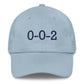 Pickleball 002 Adult Hat Blue Embroidery - Multiple Colors Available