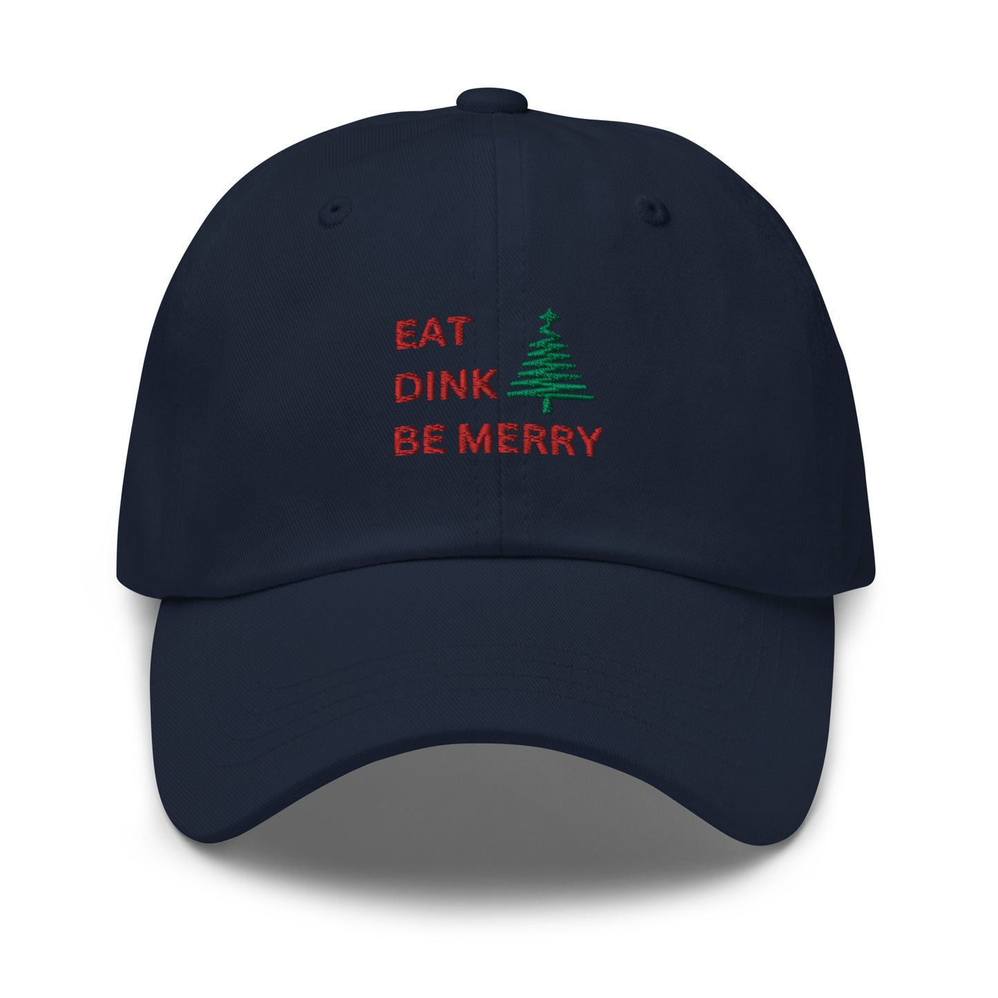 Eat Dink Be Merry Pickleball Adjustable Hat - Multiple Colors Available