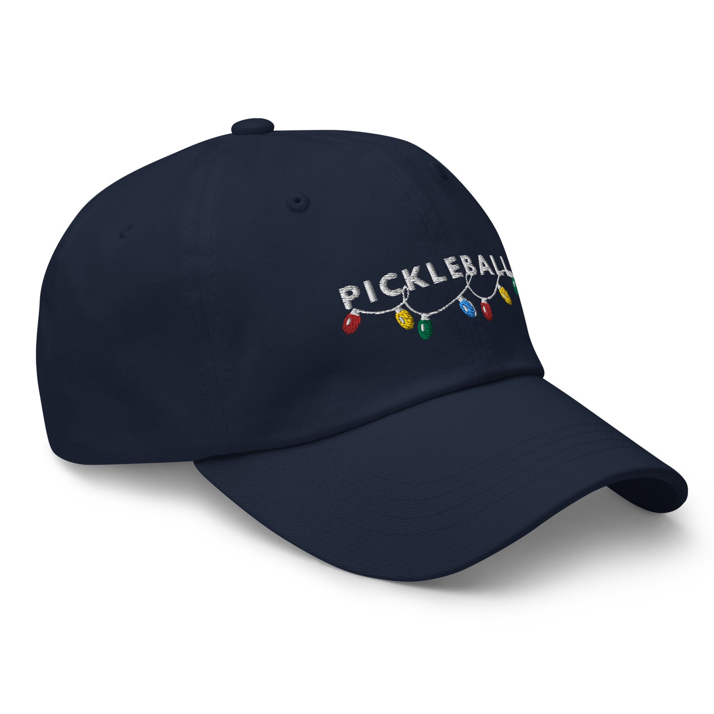 Pickleball Holiday Lights Adjustable Hat - Multiple Colors Available