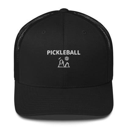 Pickleball Utah Embroidered Adult Trucker Hat