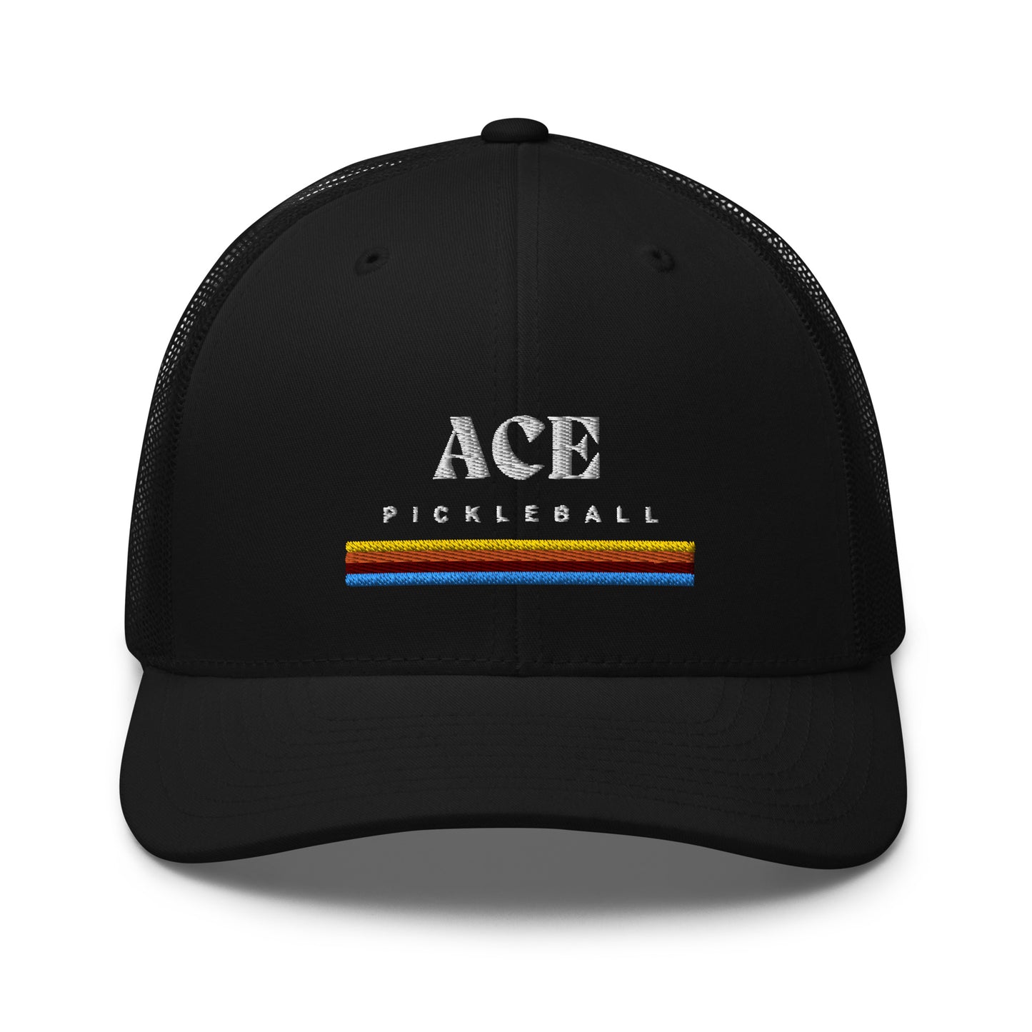 Pickleball Ace Embroidered Adult Trucker Hat