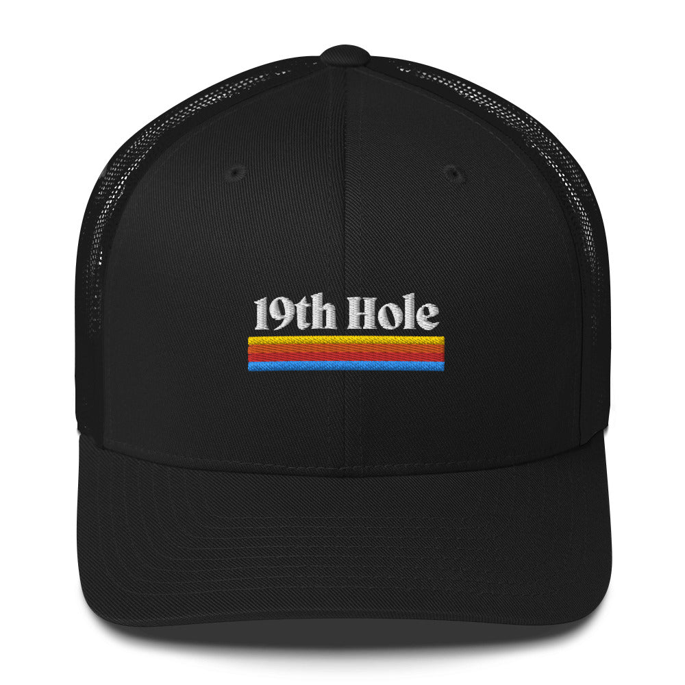 Golf 19th Hole Adult Trucker hat