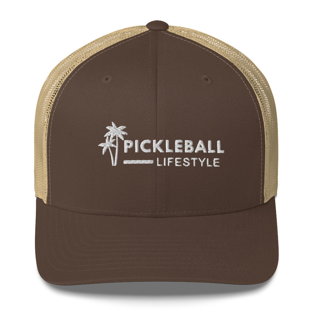 Pickleball Lifestyle Embroidered Trucker Hat