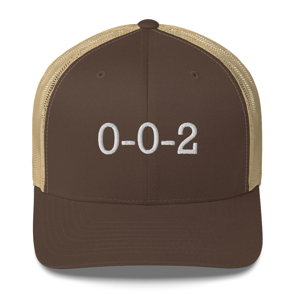 Pickleball 0-0-2 Score Embroidered Adult Trucker Hat - 11 colors available