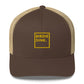 Birdie Dink® Square Gold Embroidered Adult Trucker Hat