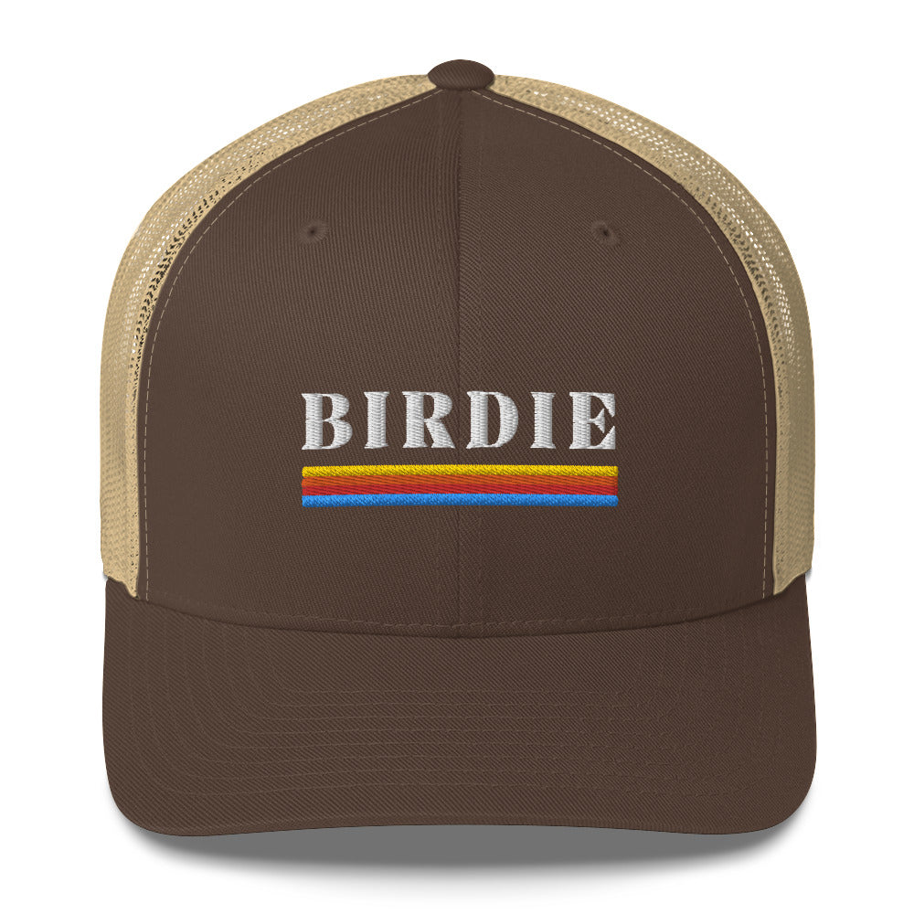 Golf Birdie Embroidered Adult Trucker Hat