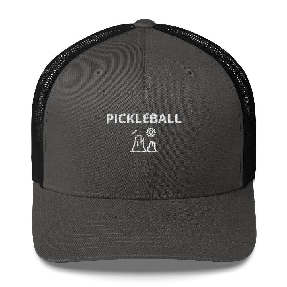 Pickleball Utah Embroidered Adult Trucker Hat