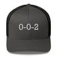 Pickleball 0-0-2 Score Embroidered Adult Trucker Hat - 11 colors available