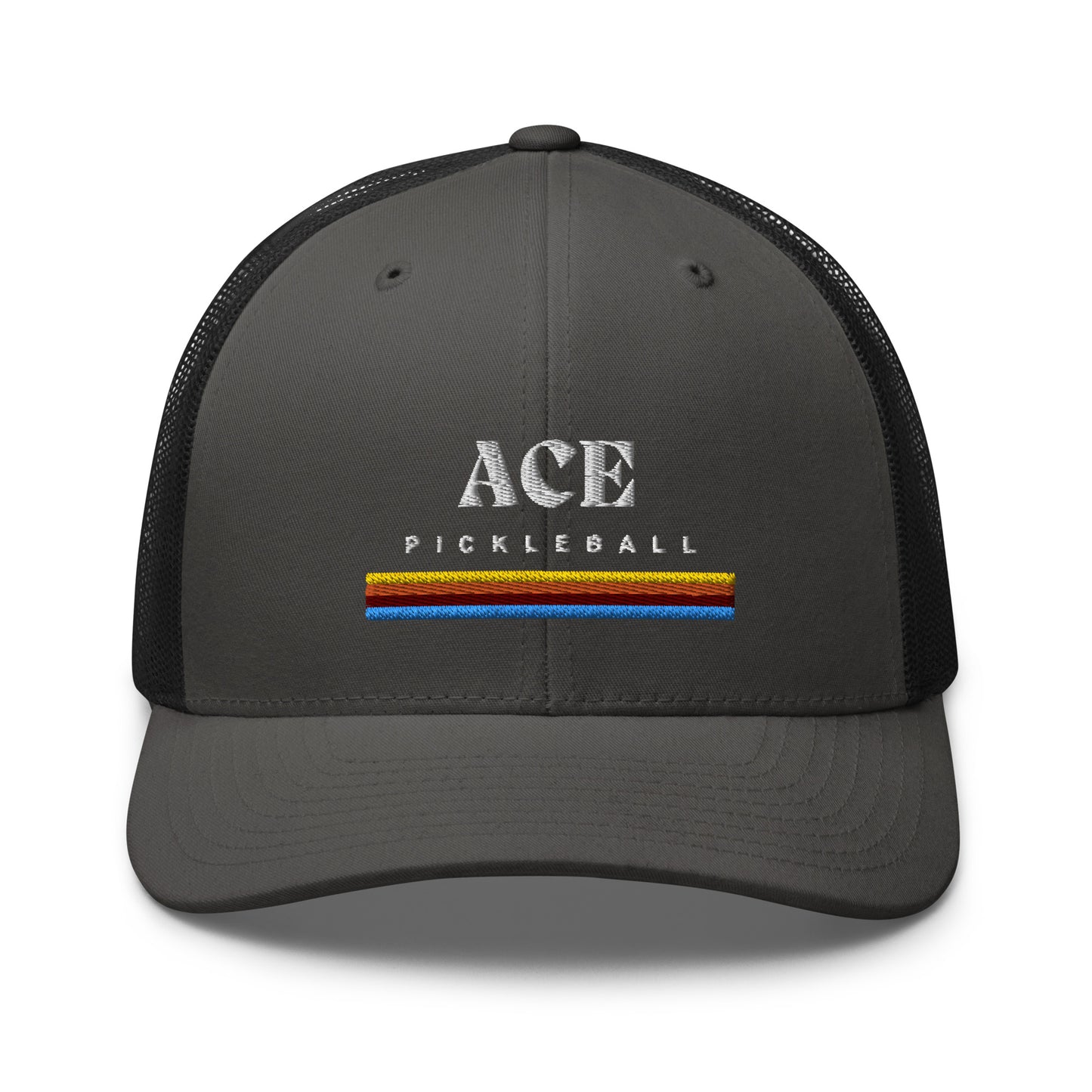 Pickleball Ace Embroidered Adult Trucker Hat