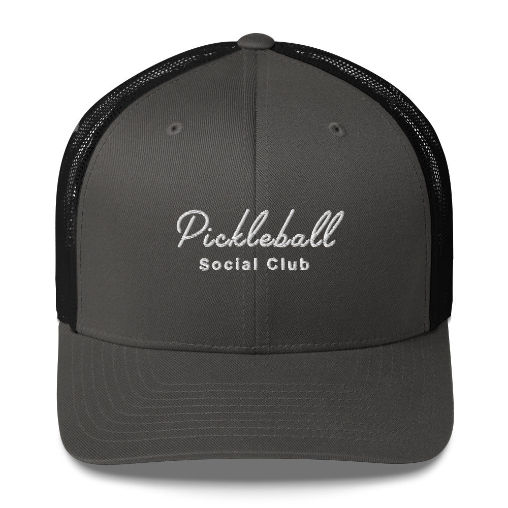 Pickleball Social Club Embroidered Adult Trucker Hat