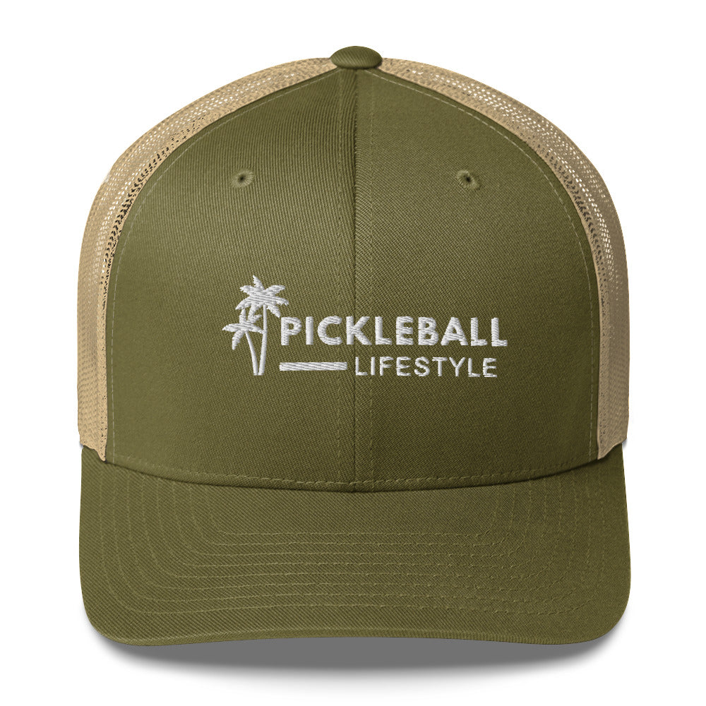 Pickleball Lifestyle Embroidered Trucker Hat