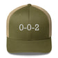 Pickleball 0-0-2 Score Embroidered Adult Trucker Hat - 11 colors available