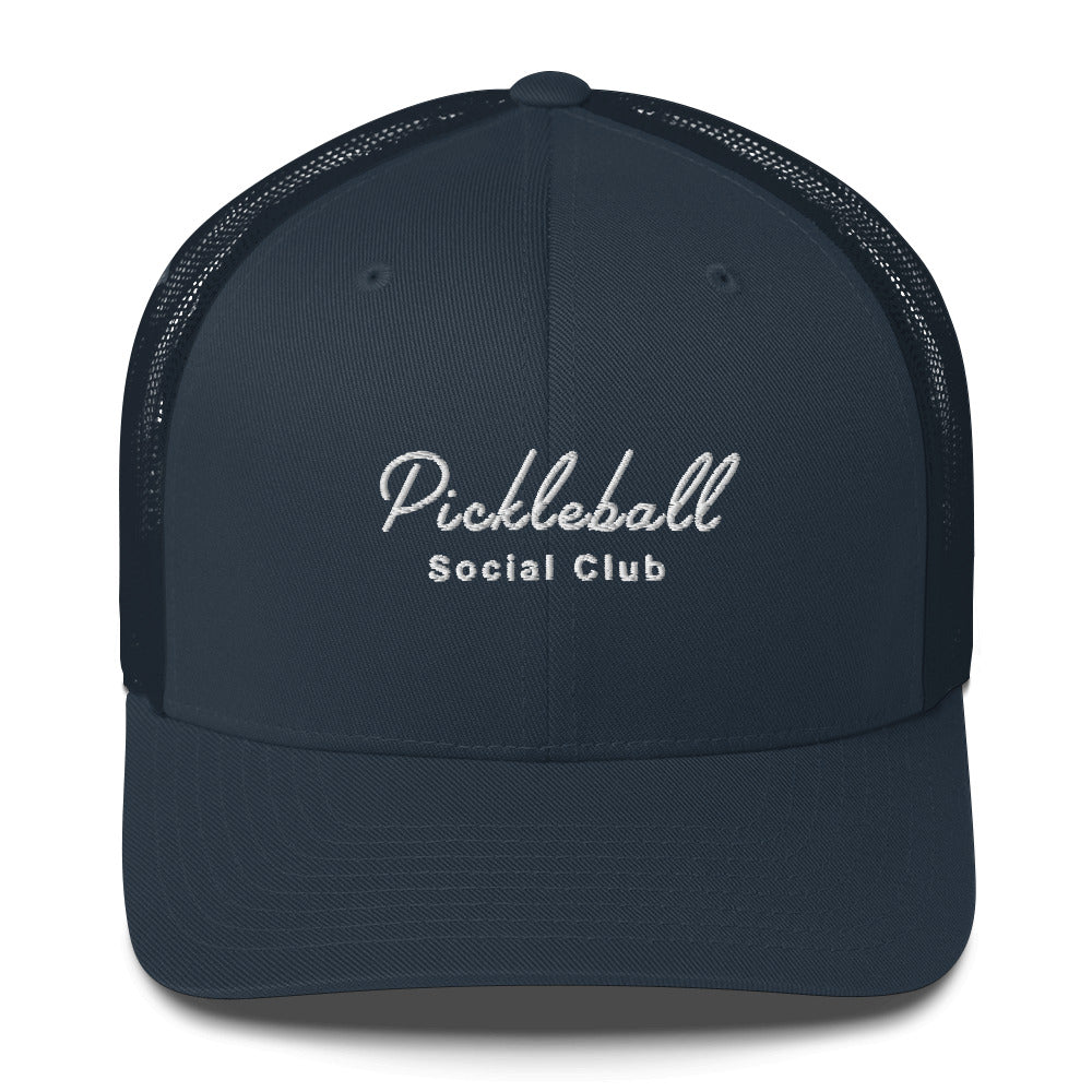 Pickleball Social Club Embroidered Adult Trucker Hat