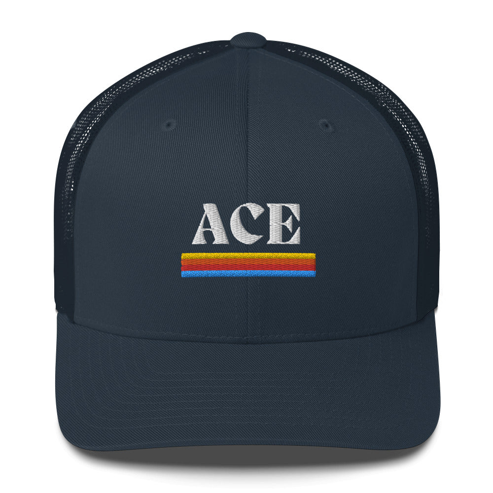 Golf Ace Embroidered Adult Trucker Hat