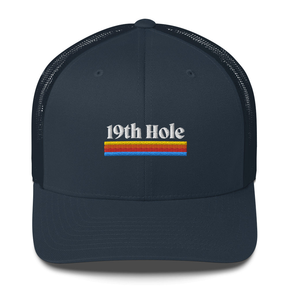 Golf 19th Hole Adult Trucker hat