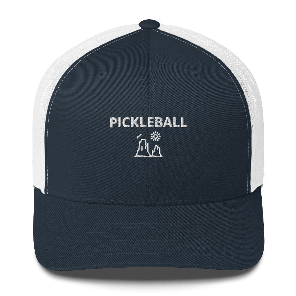 Pickleball Utah Embroidered Adult Trucker Hat