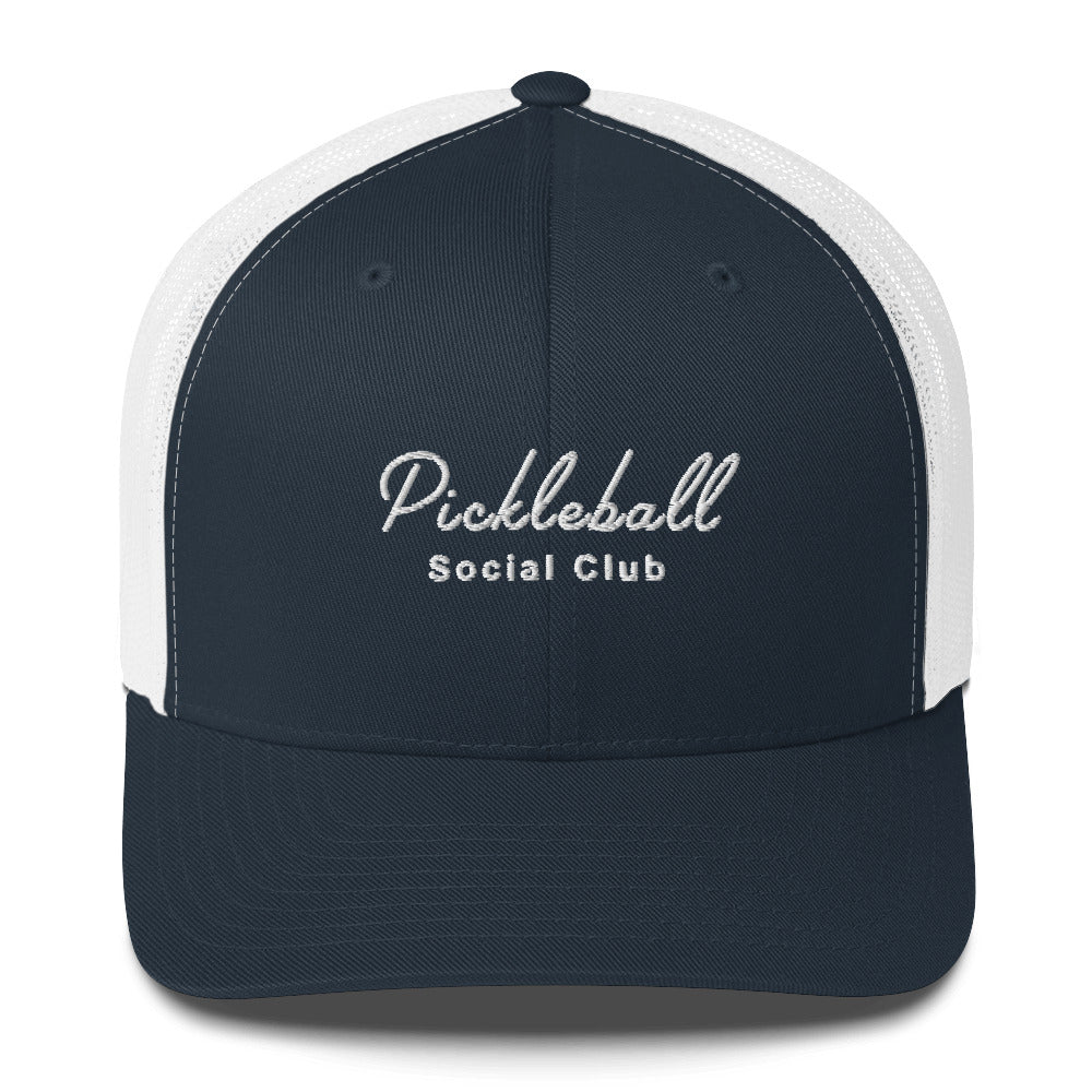 Pickleball Social Club Embroidered Adult Trucker Hat