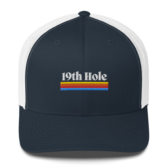 Golf 19th Hole Adult Trucker hat