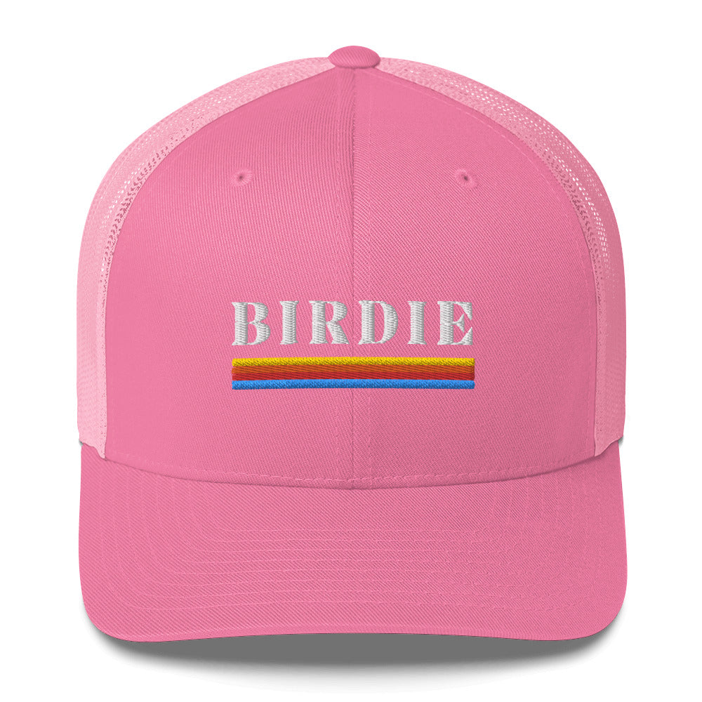 Golf Birdie Embroidered Adult Trucker Hat