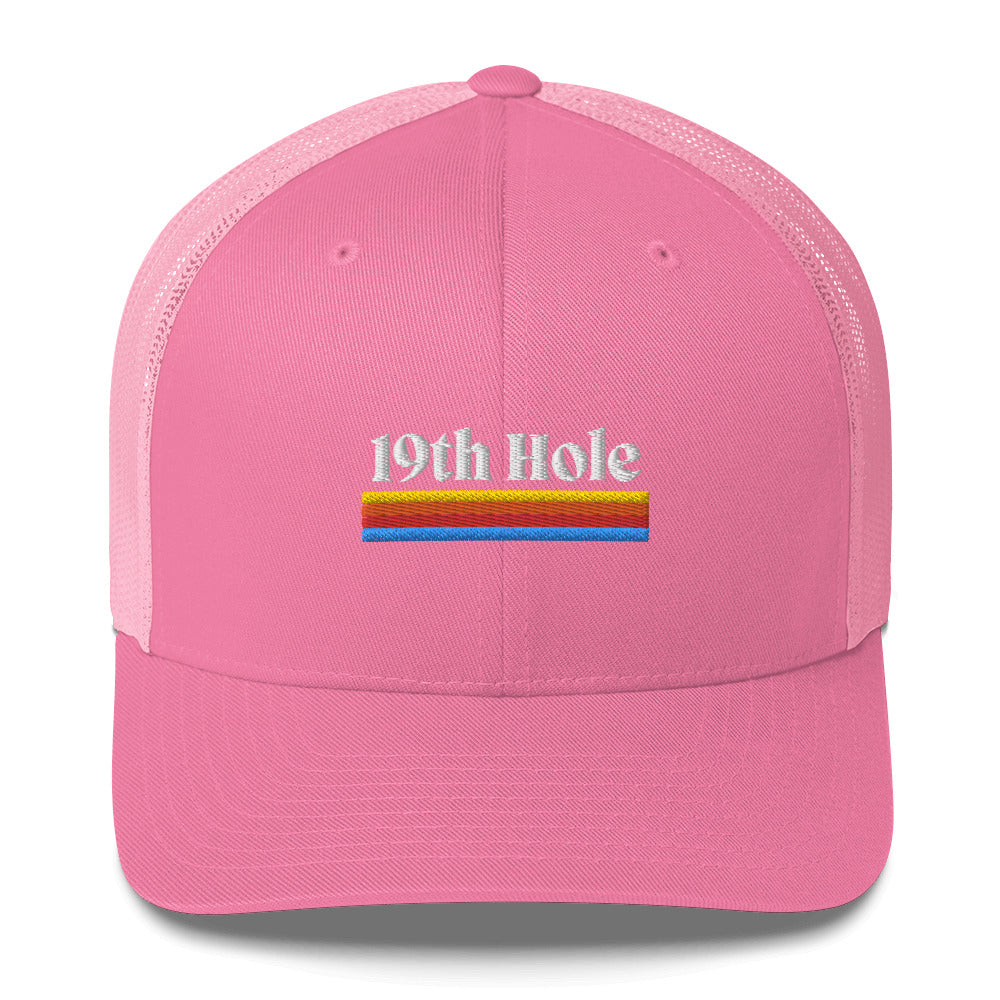 Golf 19th Hole Adult Trucker hat