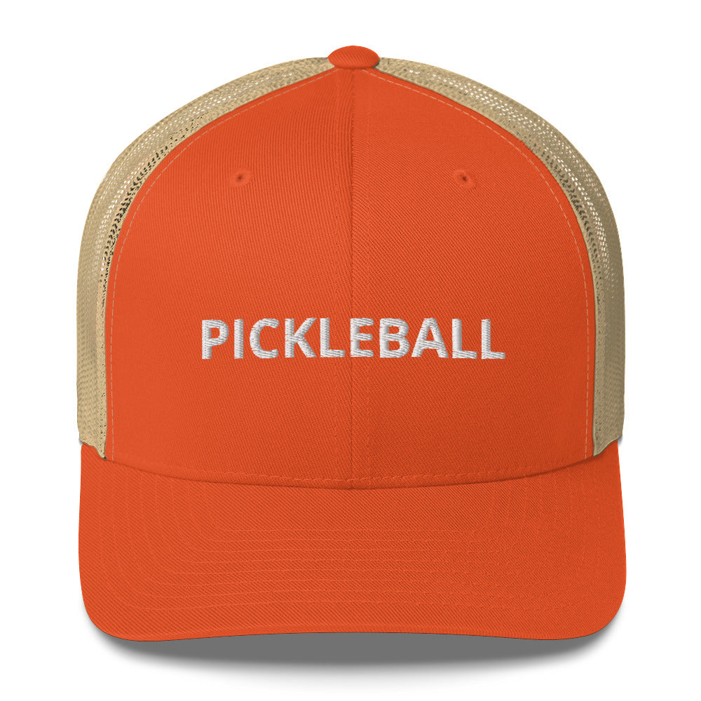 PICKLEBALL Embroidered Trucker Cap