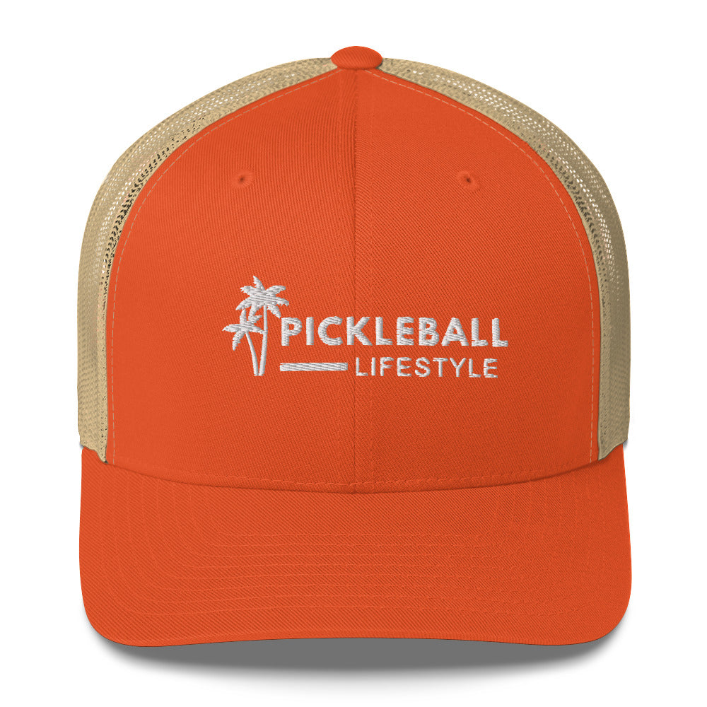 Pickleball Lifestyle Embroidered Trucker Hat