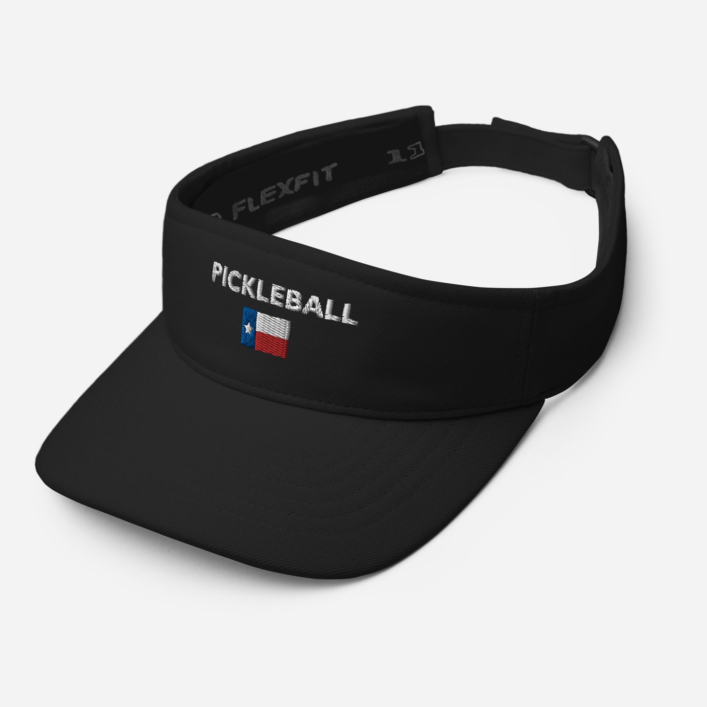 Pickleball Texas Flag Embroidered Visor