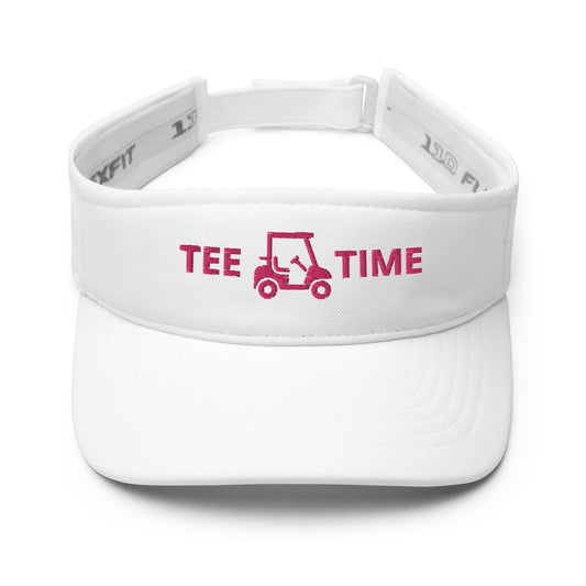 Golf Tee Time Embroidered Visor